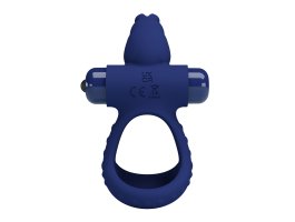 Эрекционное виброкольцо Pretty Love Powerful Ring с зайчиком и петлей на мошонку-foto6