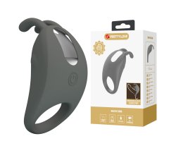 Перезаряжаемое черное эрекционное кольцо «Master Ring»-foto10