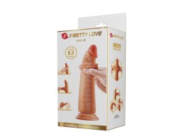 Фаллоимитатор Pretty Love Kable Sliding Skin, мулат, 21 см, Ø 3,7 см-foto3
