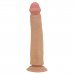 Реалистичный фаллоимитатор на присоске Sharife Sliding Skin, телесный, 25,4 см, Ø 4,8 см