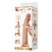 Реалистичный фаллоимитатор на присоске Sharife Sliding Skin, телесный, 25,4 см, Ø 4,8 см