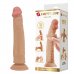 Реалистичный фаллоимитатор на присоске Sharife Sliding Skin, телесный, 25,4 см, Ø 4,8 см