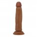 Реалистичный фаллоимитатор на присоске Keon Sliding Skin, мулат, 21,4 см, Ø 4,4 см