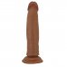 Реалистичный фаллоимитатор на присоске Keon Sliding Skin, мулат, 21,4 см, Ø 4,4 см