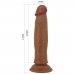 Реалистичный фаллоимитатор на присоске Keon Sliding Skin, мулат, 21,4 см, Ø 4,4 см