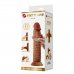 Реалистичный фаллоимитатор на присоске Keon Sliding Skin, мулат, 21,4 см, Ø 4,4 см
