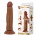 Реалистичный фаллоимитатор на присоске Keon Sliding Skin, мулат, 21,4 см, Ø 4,4 см