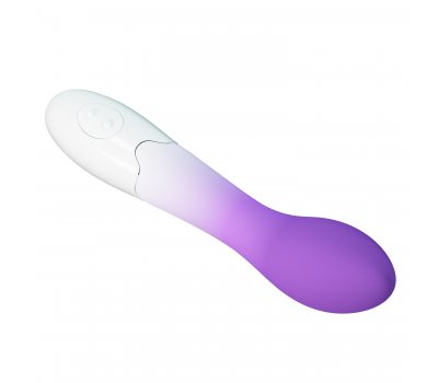Вибратор для G-точки с 30 функциями вибрации Pretty Love Bishop, фиолетово-белый, 18,2 см, Ø 3,1 см