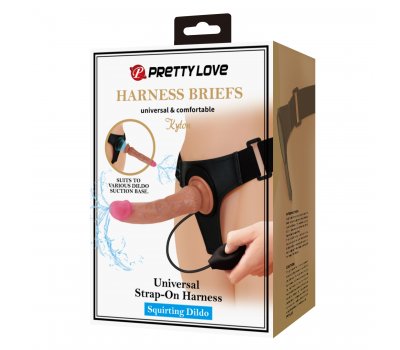 Страпон Pretty Love Harness briefs Squirting Kyton