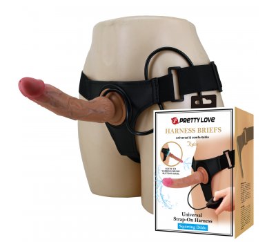 Страпон Pretty Love Harness briefs Squirting Kyton