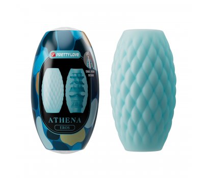 Яйцо-мастурбатор Pretty Love Athena Eros, голубое