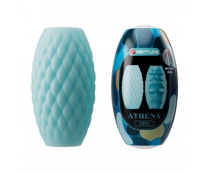 Яйцо-мастурбатор Pretty Love Athena Eros, голубое