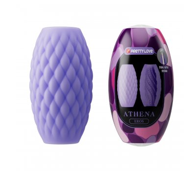 Яйцо-мастурбатор Pretty Love Athena Eros, фиолетовое