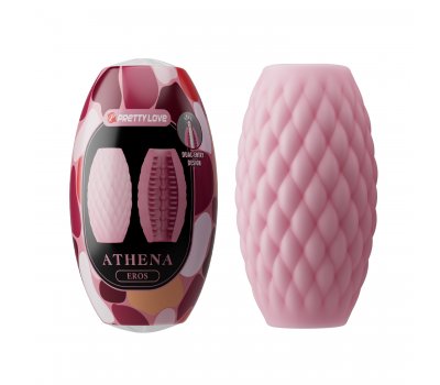 Яйцо-мастурбатор Pretty Love Athena Eros, розовое