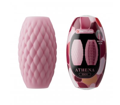 Яйцо-мастурбатор Pretty Love Athena Eros, розовое