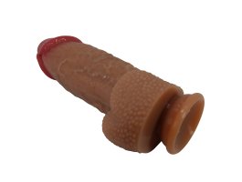 Реалистичный фаллоимитатор из силикона Pretty Love Achille, 22 см, Ø 5,2 см-foto4