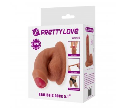 Фаллоимитатор протез-накладка Pretty Love Warnell, 13 см Фаллоимитатор протез-накладка Pretty Love Warnell, 13 см
