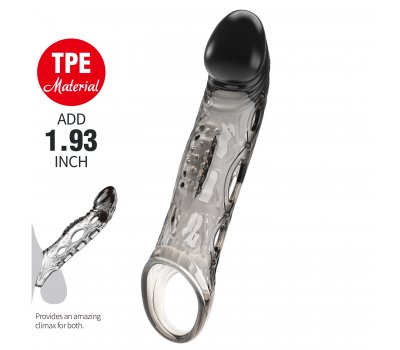 Удлиняющая насадка на пенис +5 см Penis Sleeve Wayde