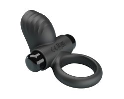 Эрекционное виброкольцо Vibrant Penis Ring Adrien-foto8