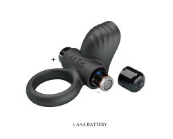 Эрекционное виброкольцо Vibrant Penis Ring Adrien-foto9