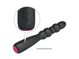 Многофункциональный вибратор Pretty Love Monroe, черный 18,5 см, Ø 2,6 см-foto4
