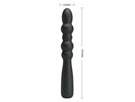 Многофункциональный вибратор Pretty Love Monroe, черный 18,5 см, Ø 2,6 см-foto6
