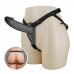 Силиконовый фаллопротез на ремнях Harness Briefs Landon, черный, 17,1 см, Ø 4,5 см