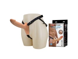 Силиконовый фаллопротез на ремнях Harness Briefs Landon, телесный, 17,1 см, Ø 4,5 см