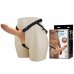 Силиконовый фаллопротез на ремнях Harness Briefs Landon, телесный, 17,1 см, Ø 4,5 см