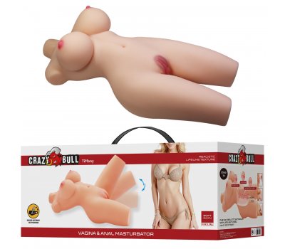 Мастурбатор торс с вагиной и анусом Crazy Bull Tiffany