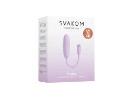 Вибростимулятор Svakom «Plume» с гибким перышком и двойной стимуляцией, нежно-сиреневый, Ø 2,7 см-foto7