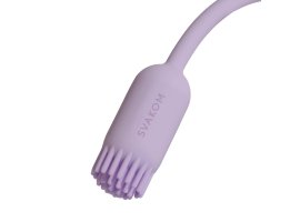 Вибростимулятор Svakom «Plume» с гибким перышком и двойной стимуляцией, нежно-сиреневый, Ø 2,7 см-foto12