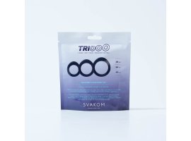 Набор эрекционных колец Svakom «Triooo», синий, Ø 2,8 см, Ø 3,4 см, Ø 4 см-foto2