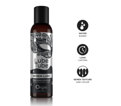Интимный гель Orgie Lube Tube Semen Lube имитация спермы, 150 мл Интимный гель Orgie Lube Tube Semen Lube имитация спермы, 150 мл