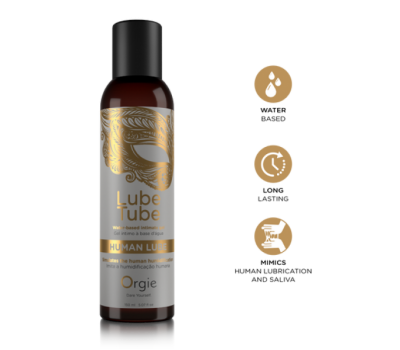Интимный гель Orgie Lube Tube Human Lube имитация естественной смазки, 150 мл
