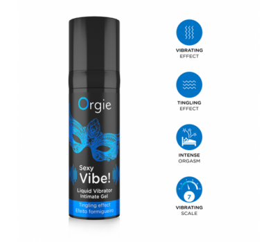 Гель Orgie Sexy Vibe Liquid Vibrator с эффектом вибрации, 15 мл