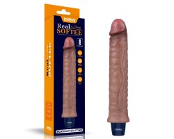 Реалистичный перезаряжаемый вибратор Real Softee 24,5 см, Ø 4 см Реалистичный перезаряжаемый вибратор Real Softee 24,5 см, Ø 4 см