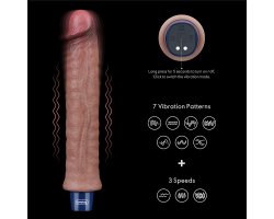 Реалистичный перезаряжаемый вибратор Real Softee 24,5 см, Ø 4 см-foto6