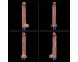 Реалистичный перезаряжаемый вибратор Real Softee 27,2 см, Ø 4 см-foto12