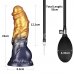 Надувной фаллоимитатор для фистинга со съемной грушей Dual Density Silicone Inflatable Dildo, 19 см, Ø 4,5 см Надувной фаллоимитатор для фистинга со съемной грушей Dual Density Silicone Inflatable Dildo, 19 см, Ø 4,5 см