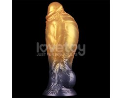 Надувной фаллоимитатор для фистинга со съемной грушей Dual Density Silicone Inflatable Dildo, 21 см, Ø 5 см-foto2