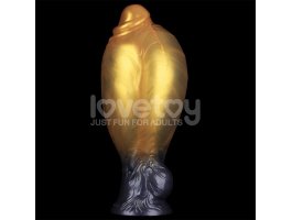 Надувной фаллоимитатор для фистинга со съемной грушей Dual Density Silicone Inflatable Dildo, 21 см, Ø 5 см-foto10