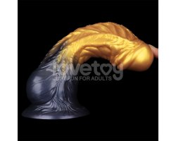 Надувной фаллоимитатор для фистинга со съемной грушей Dual Density Silicone Inflatable Dildo, 21 см, Ø 5 см-foto3