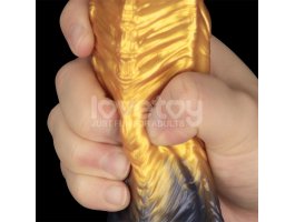 Надувной фаллоимитатор для фистинга со съемной грушей Dual Density Silicone Inflatable Dildo, 21 см, Ø 5 см-foto13