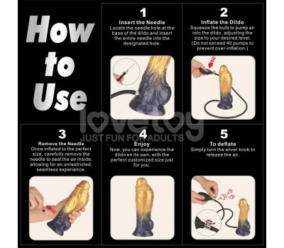 Надувной фаллоимитатор для фистинга со съемной грушей Dual Density Silicone Inflatable Dildo, 21 см, Ø 5 см Надувной фаллоимитатор для фистинга со съемной грушей Dual Density Silicone Inflatable Dildo, 21 см, Ø 5 см