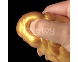 Надувной фаллоимитатор для фистинга со съемной грушей Dual Density Silicone Inflatable Dildo, 25 см, Ø 5,6 см-foto2