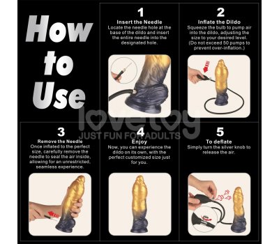 Надувной фаллоимитатор для фистинга со съемной грушей Dual Density Silicone Inflatable Dildo, 25 см, Ø 5,6 см Надувной фаллоимитатор для фистинга со съемной грушей Dual Density Silicone Inflatable Dildo, 25 см, Ø 5,6 см