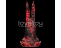 Вибратор в форме лапы с двумя пальцами Savage Charm Double-Claw черно-красный-foto7