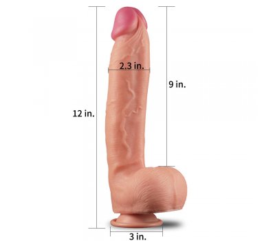 Фаллоимитатор Dual Layer Platinum Silicone Cock, 30,5 см, Ø 5,8 см Фаллоимитатор Dual Layer Platinum Silicone Cock, 30,5 см, Ø 5,8 см
