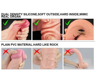 Фаллоимитатор Dual Layer Platinum Silicone Cock, 30,5 см, Ø 5,3 см Фаллоимитатор Dual Layer Platinum Silicone Cock, 30,5 см, Ø 5,3 см